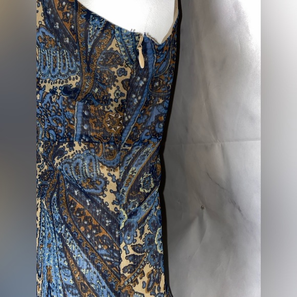 NWOT A.N.A Paisley Pleated Sleeveless Casual Blouse 2X - Picture 3 of 9